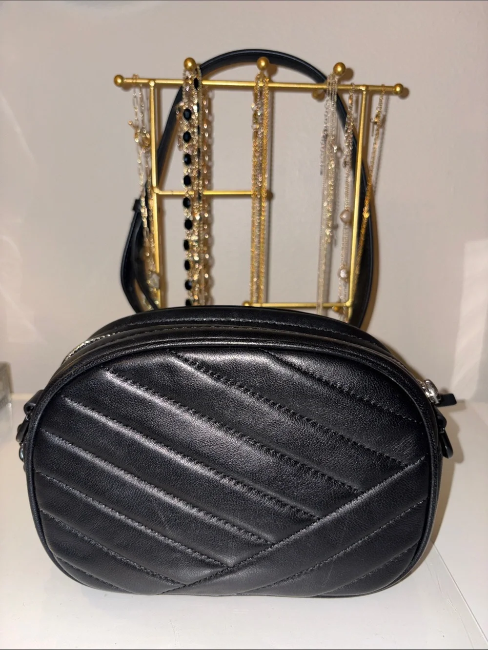 Tory Burch compact quilted